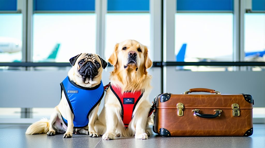 airlines emotional support dog fees