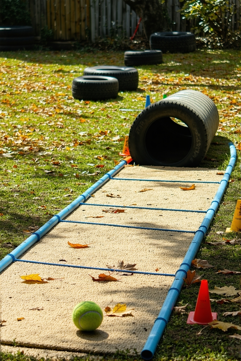 backyard obstacle course creation