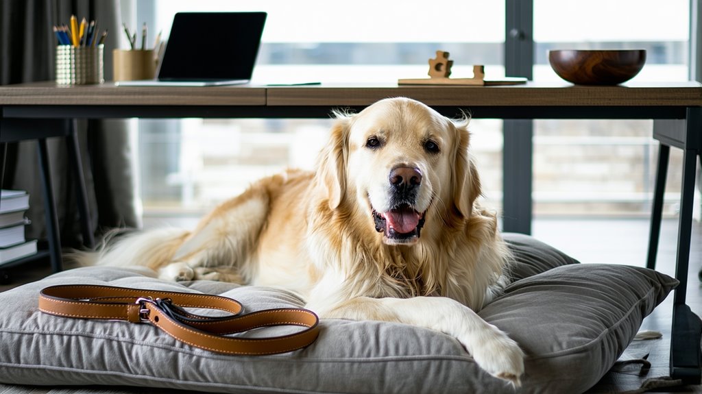 balancing work and canine joy