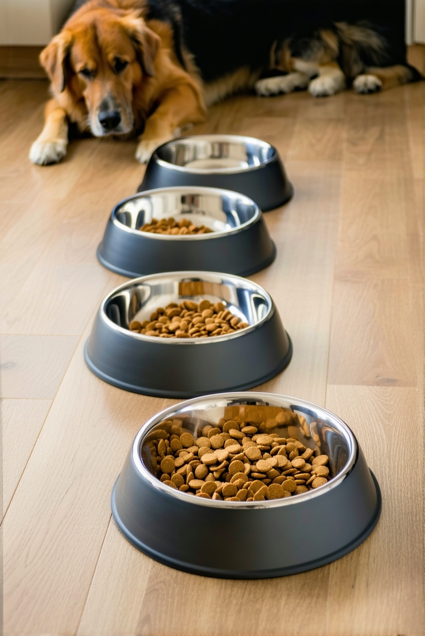 establishing regular feeding schedule