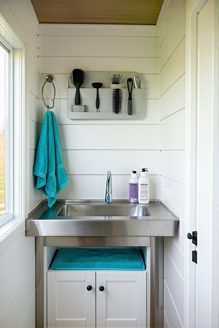 optimized grooming area design