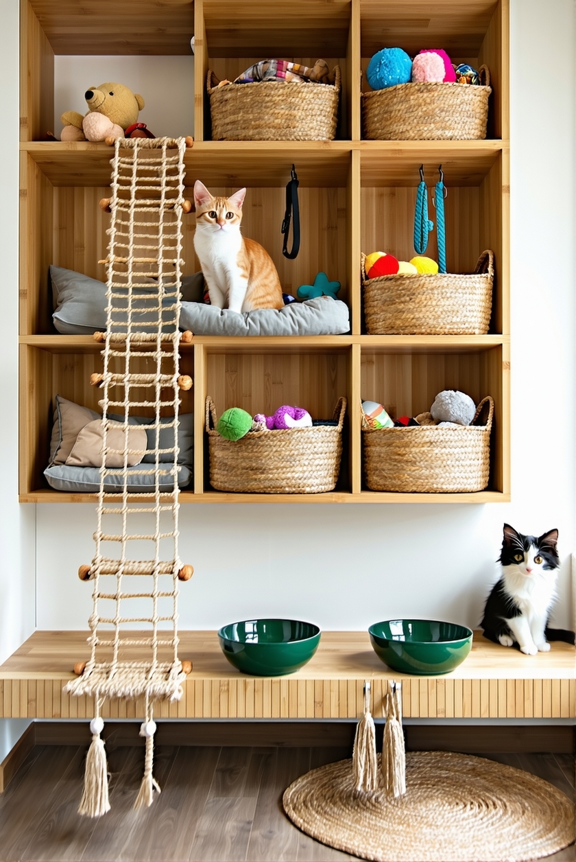 organized spaces for pets