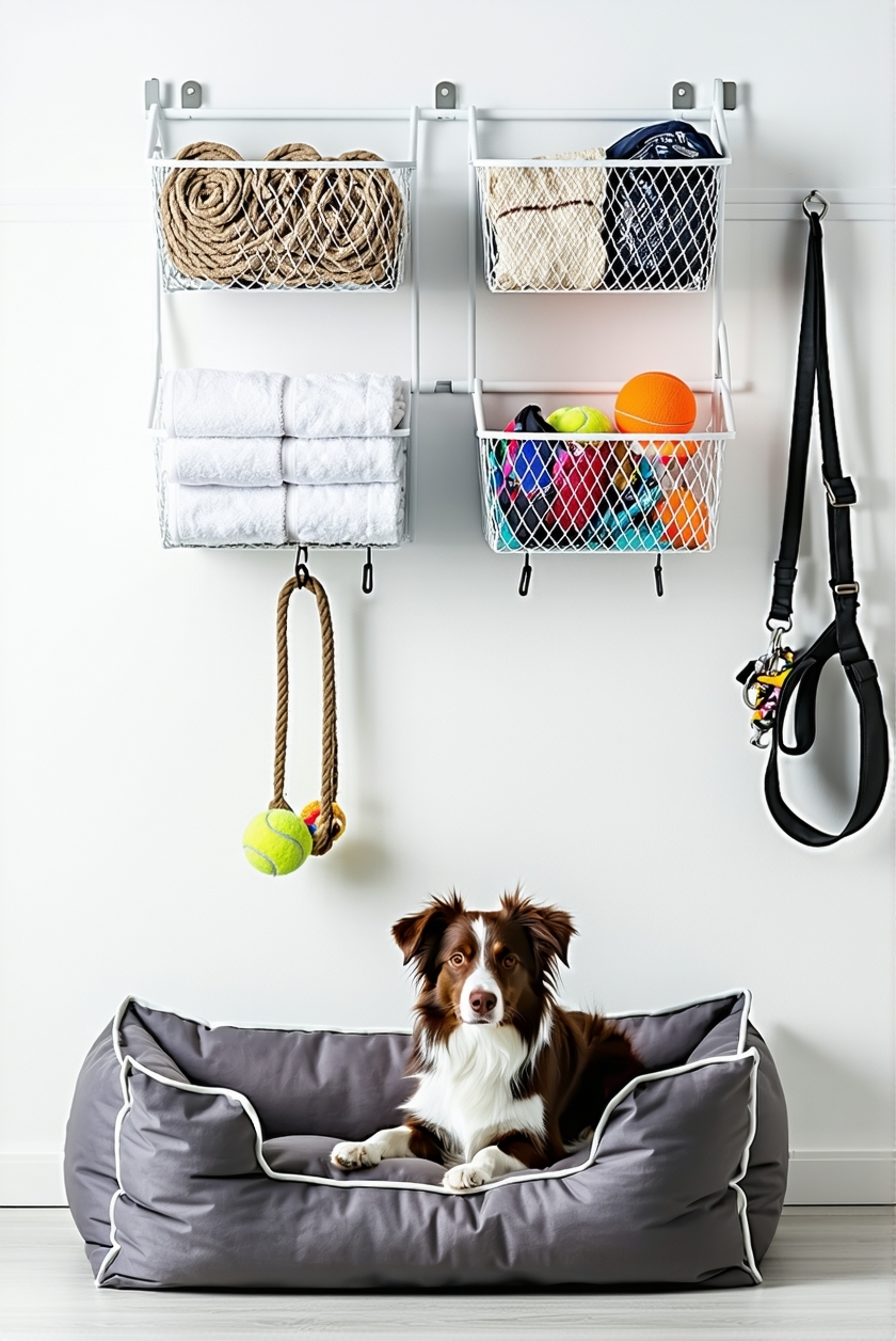 pet supply vertical storage