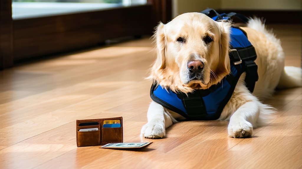 service animal registration costs