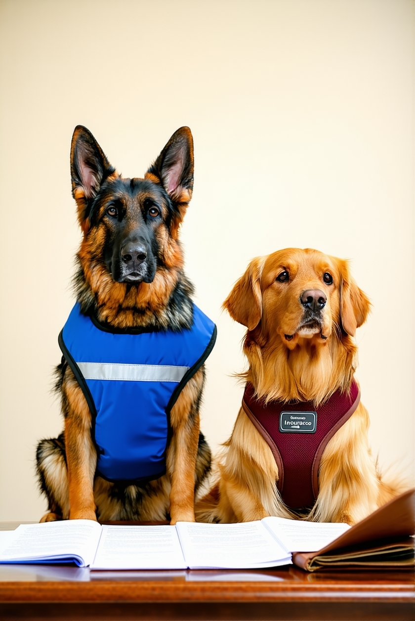 service dog insurance differences