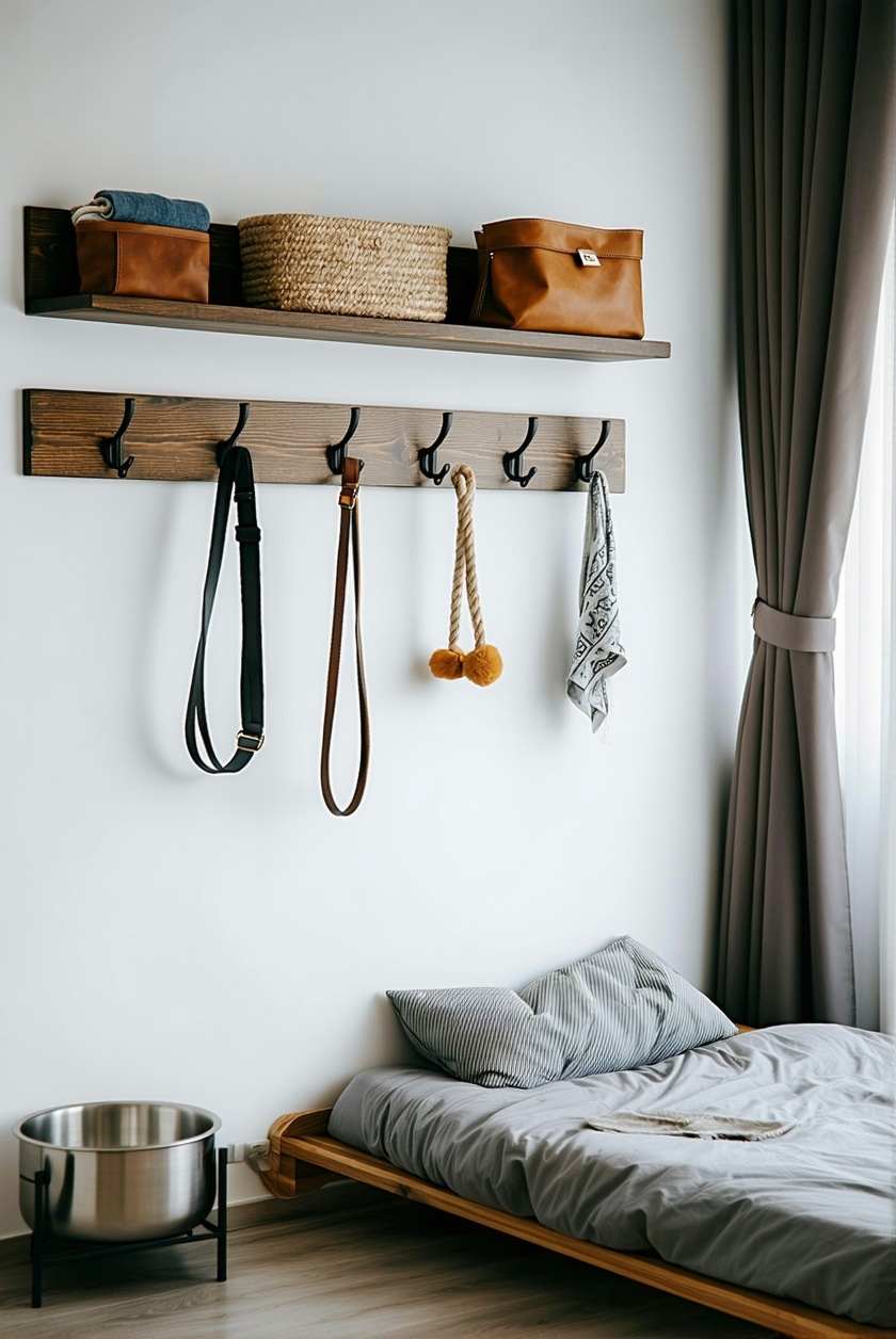 space saving dog storage