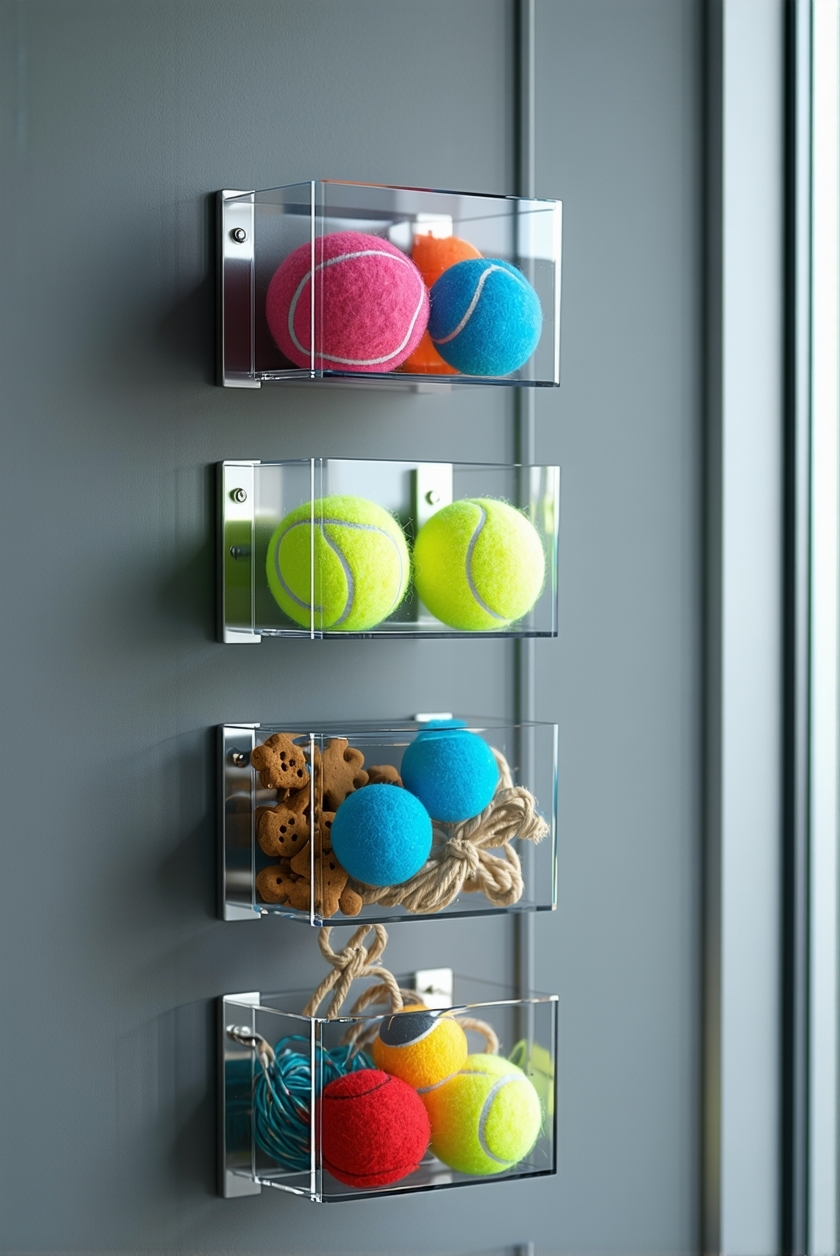 stackable containers with brackets