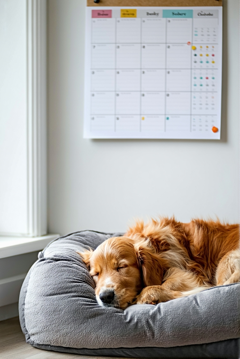 structured puppy care balance